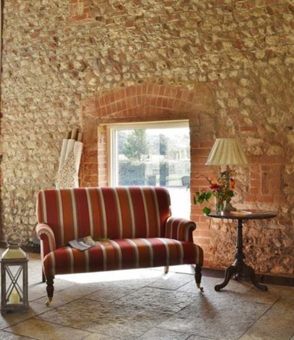 Midhurst Small Sofa in Kirkby Cheveyo Saffron