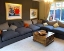 Customer Photos: Hambledon large corner group in Croft Charcoal with Harris Tweed scatters