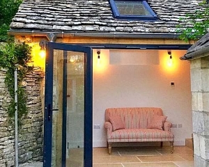 Midhurst 2 Seater Sofa in Cloth 18 Regimental Stripe Cranberry