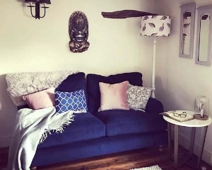 Alwinton 2.5 Seater Sofa in Omega Velvet Cobalt Blue