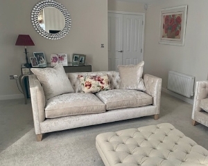 Haresfield 3 Seater Sofa in J Brown Modena Oyster