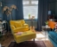 Customer Photos: Alwinton Chair & Footstool in Linwood Omega Velvet Canary