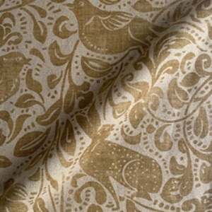 V&A Drawn From Nature - Bird and Rabbit: Gold