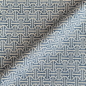 RHS Collection - Gertrude Jekyll Lattice: Blue