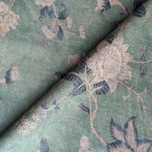 Floral Linen: Even So Verde