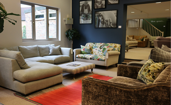 Take a virtual tour of our Tunbridge Wells sofa showroom