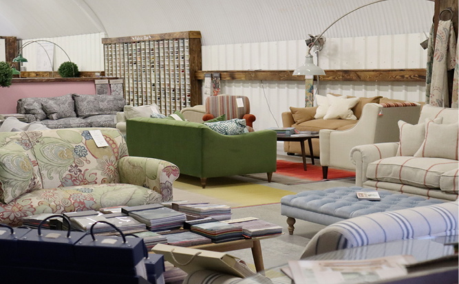 Take a virtual tour of our Battersea, London sofa showroom