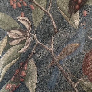 RHS Botanicals - Mark Catesby Grosbeak: Teal