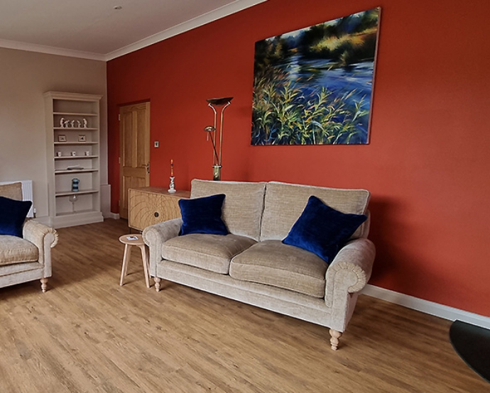 Customer Photos: Aldingbourne 3 Seater Sofa in Warwick Kobe Caramel with Kobe Royal scatters