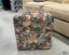 Outlet West Sussex: Cube Footstool in Clarke & Clarke Francis Velvet Teal