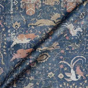 V&A Threads of India Opulent Velvets - Lahore Dynasty: Ink