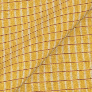 V&A Threads of India on Linen - Ikat Mirage: Canary