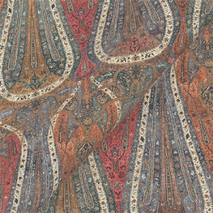 V&A Threads of India on Linen - Paisley Splendour: Dusk