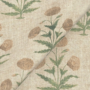 V&A Threads of India on Linen - Regal Poppy: Alba