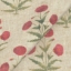 Exclusive Fabric V&A Threads of India on Linen - Regal Poppy: Cardinal 