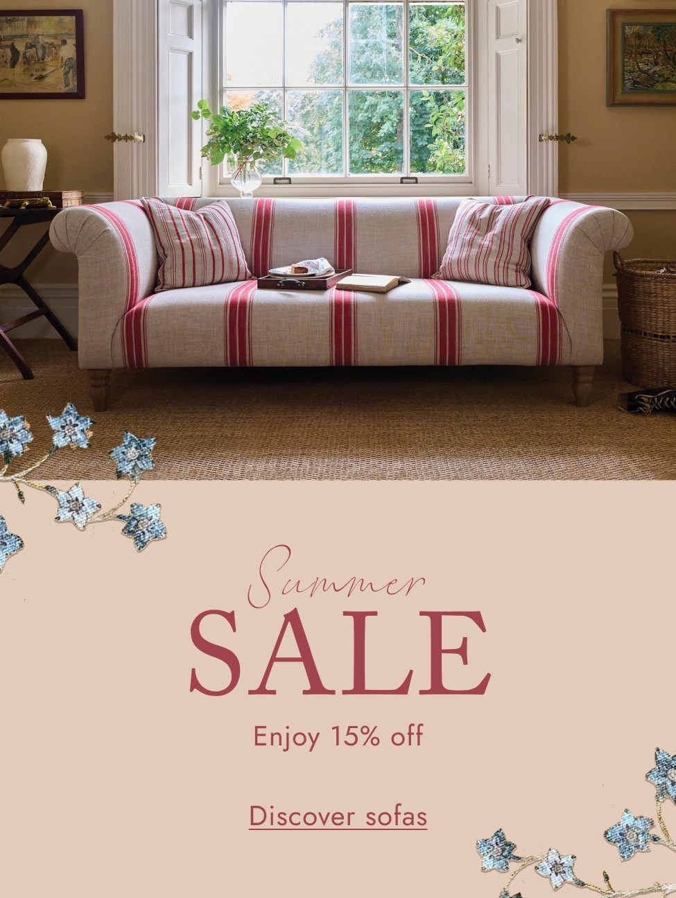 15% off and free delivery